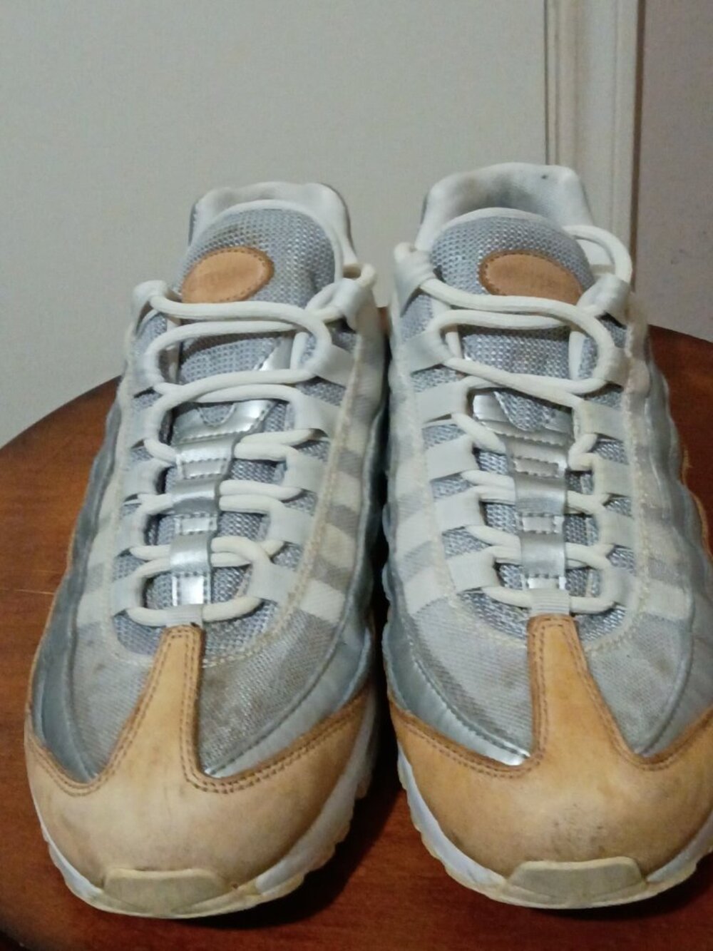 Nike Air Max 95 Se Prm Pure Platinum Silver Women's Shoes AH8697-002 Size 8 - Picture 5 of 13